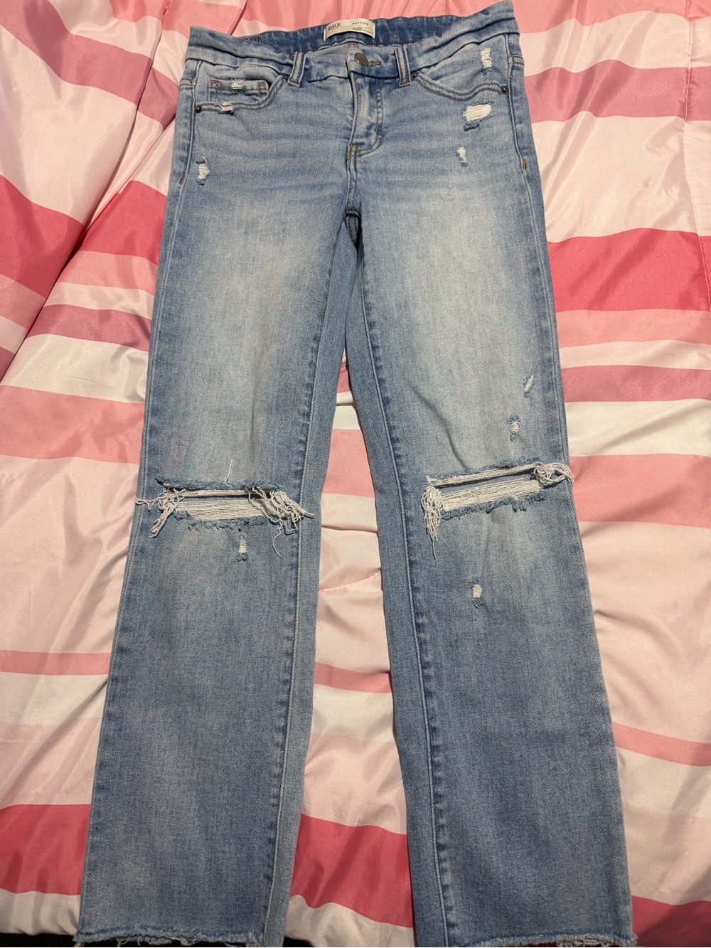 BKE “Payton” Mid-Rise Cropped Straight Jeans